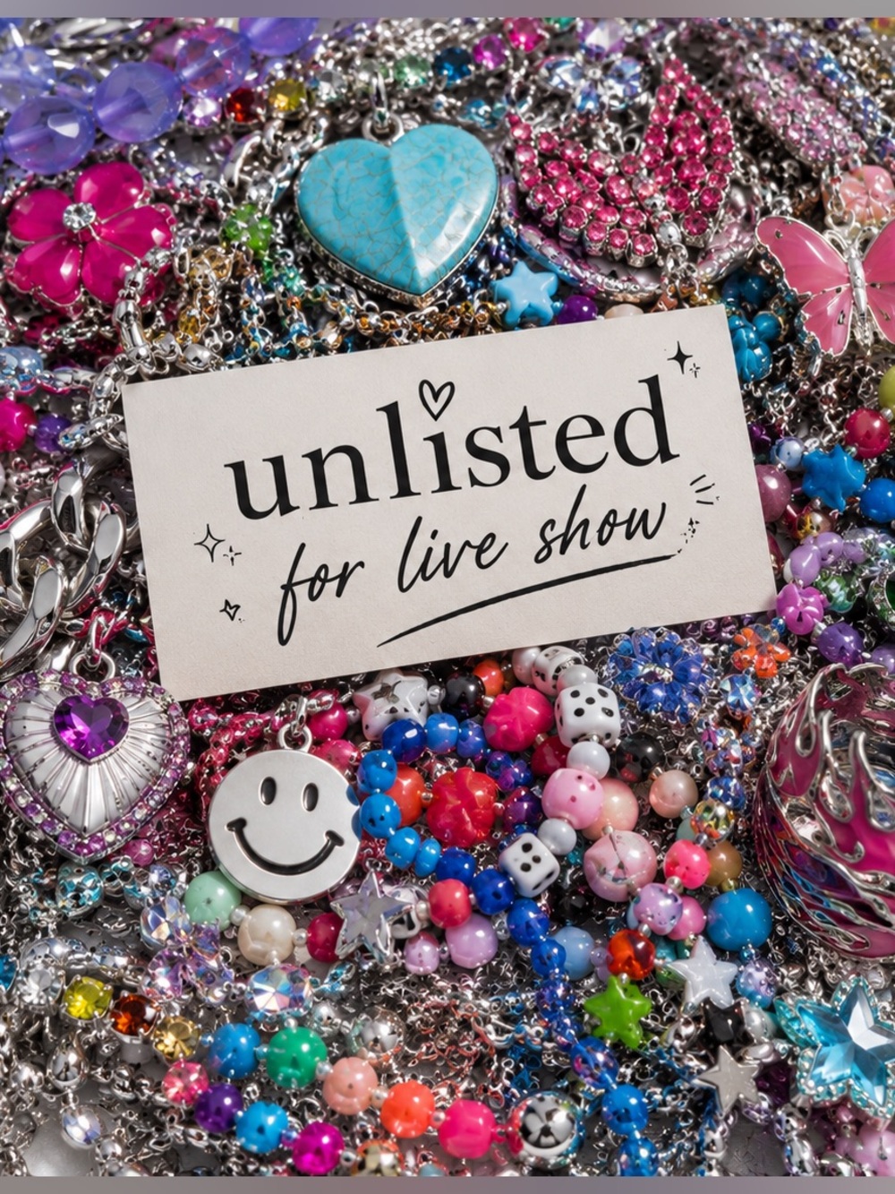 Unlisted fashion jewelry for Live Show